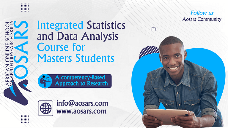 Integrated Statistics and Data Analysis Course for Masters Students